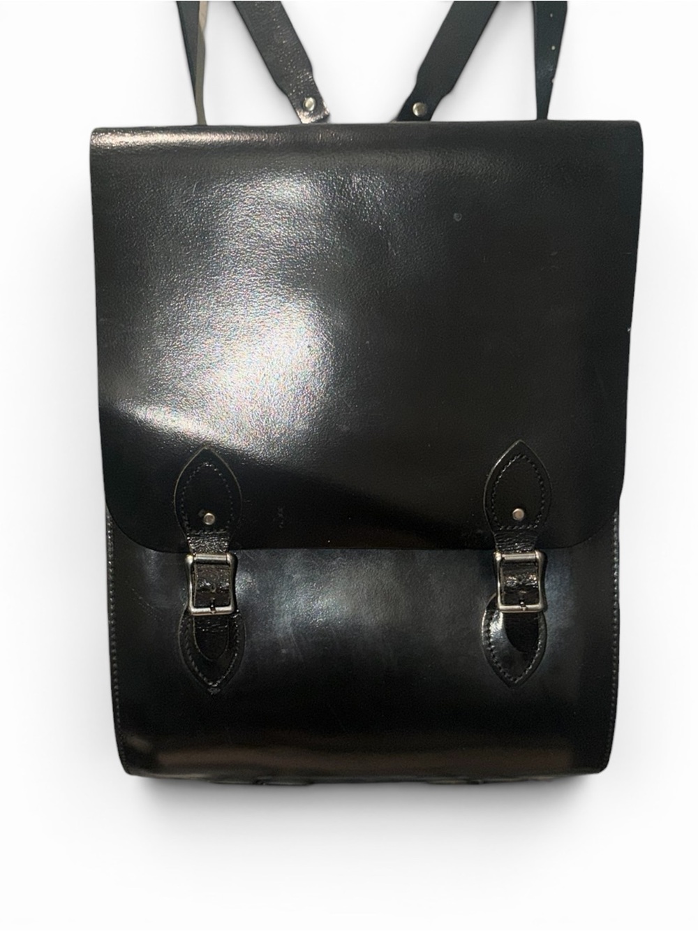 The Leather Satchel Co slimfit Windsor leather backpack